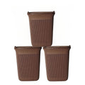 SMTE Premium Brown Woven Storage Basket - 3 Pack