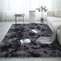 New Large Premium Heavy Duty Fluffy Carpet/Rug & Complementary SMTE Tieback - Grey Mix