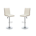 Vitrian White Bar Stool