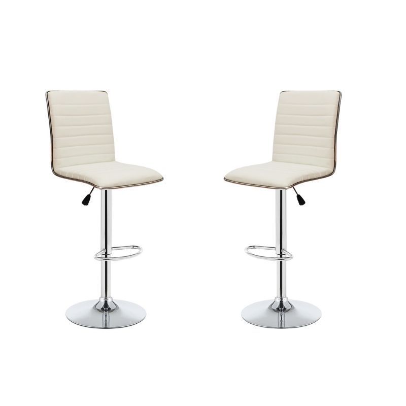 Vitrian White Bar Stool