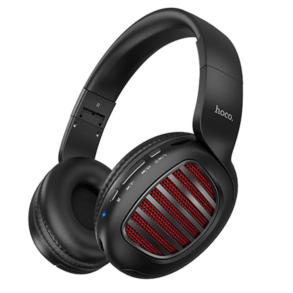 HOCO W23 Brilliant Folding Wireless V5.0 Headphones - Black