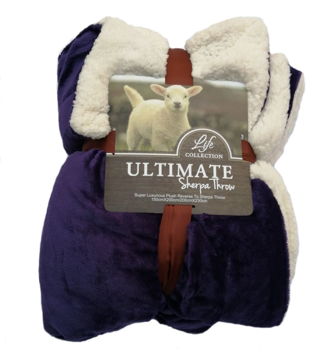 Ultimate Sherpa Throw - Purple