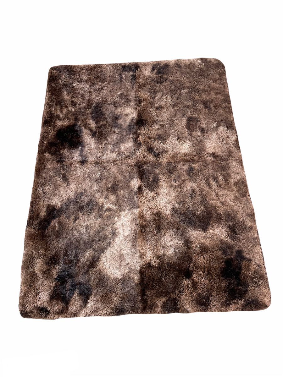 Fluffy Rug Brown