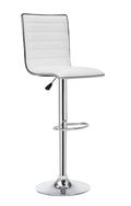 Modern Stylish Bar Stool - Adjustable - White