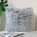 Fluffy Grey Cushion