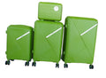 Unbreakable Travel Luggage 4 Piece Suitcases Spinner - Light Green
