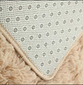 Large Cream Fluffy Carpet