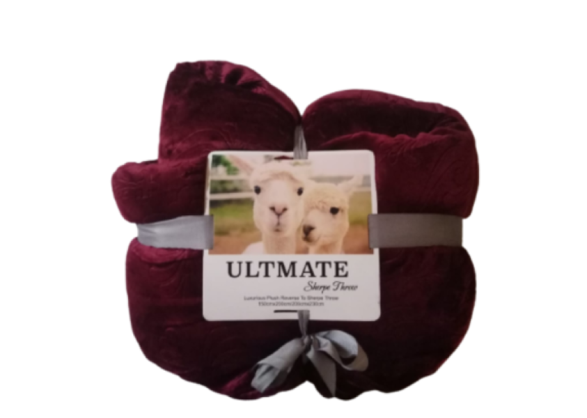 The Ultimate Sherpe Throw Blanket - Red