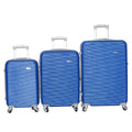 3 Piece Hard Outer Shell Luggage Set - 29 Inch - Blue