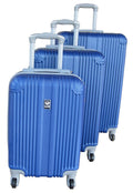 3 Piece Mooistar 27 inch Travel Luggage Suitcase Bag Set - Blue