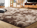 Brown Shaggy Fluffy Carpets(Rug)(160 x 230cm)-2 Tone
