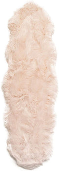 Soft Fur Rug Runner - Pink