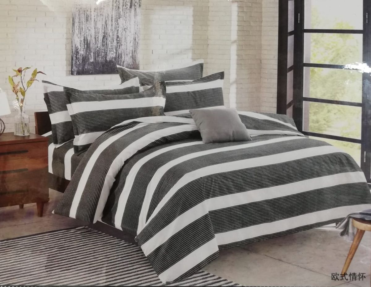 6 Piece Lined Duvet Cover Set