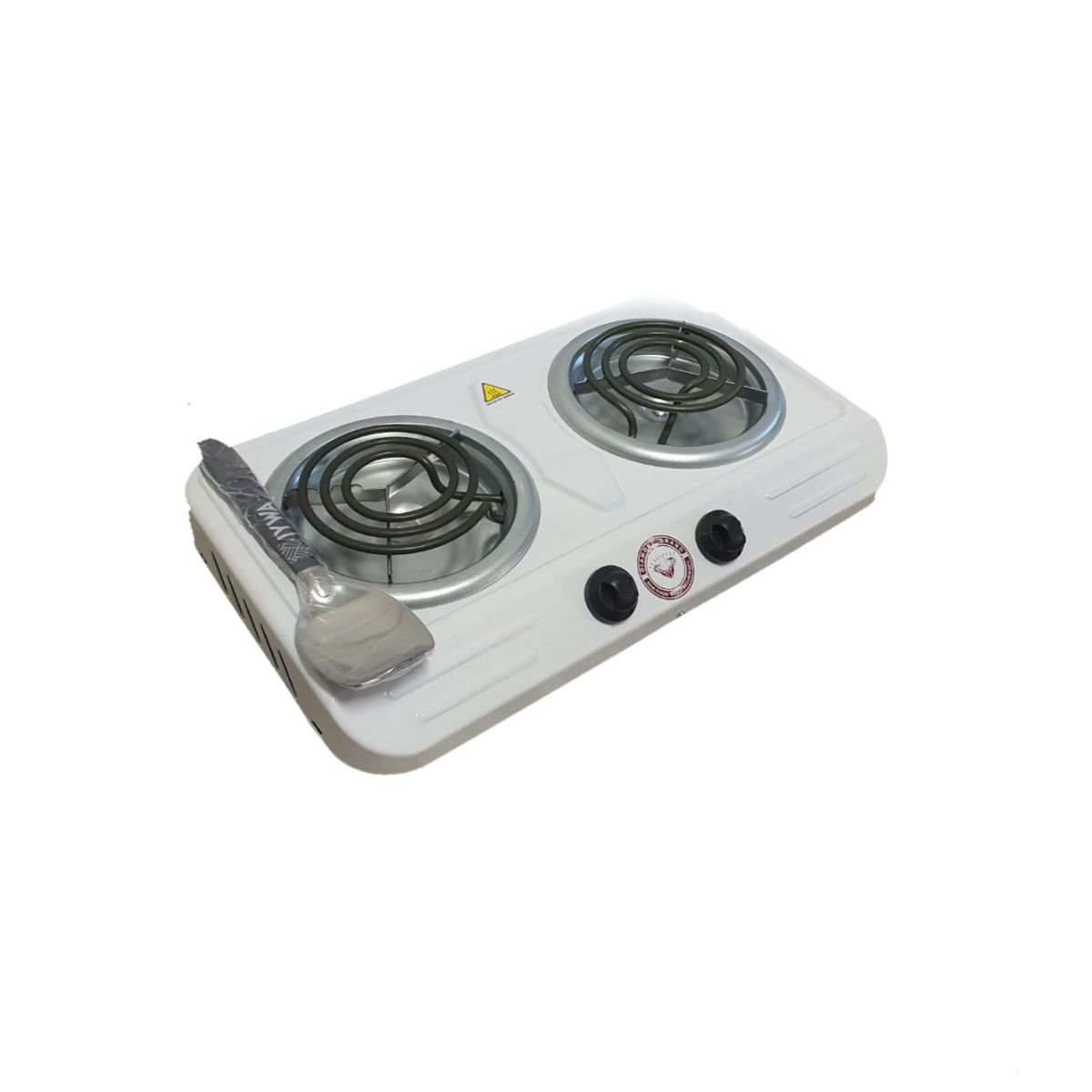 Qualty Electric 2 Plate Stove & Complementary IYWA Serving Spoon