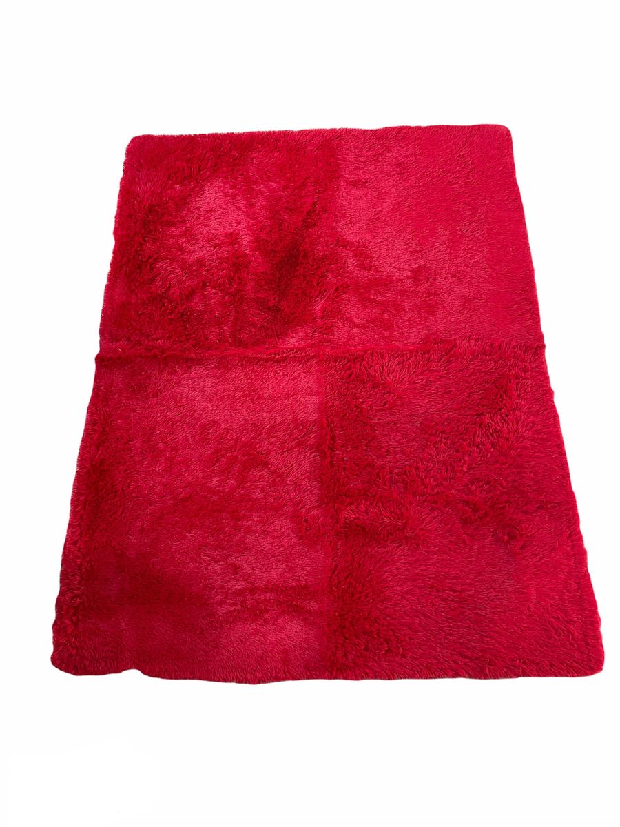 Fluffy Rug Red