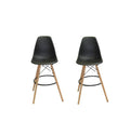 GB Kitchen High Chair Set of 2 - Black