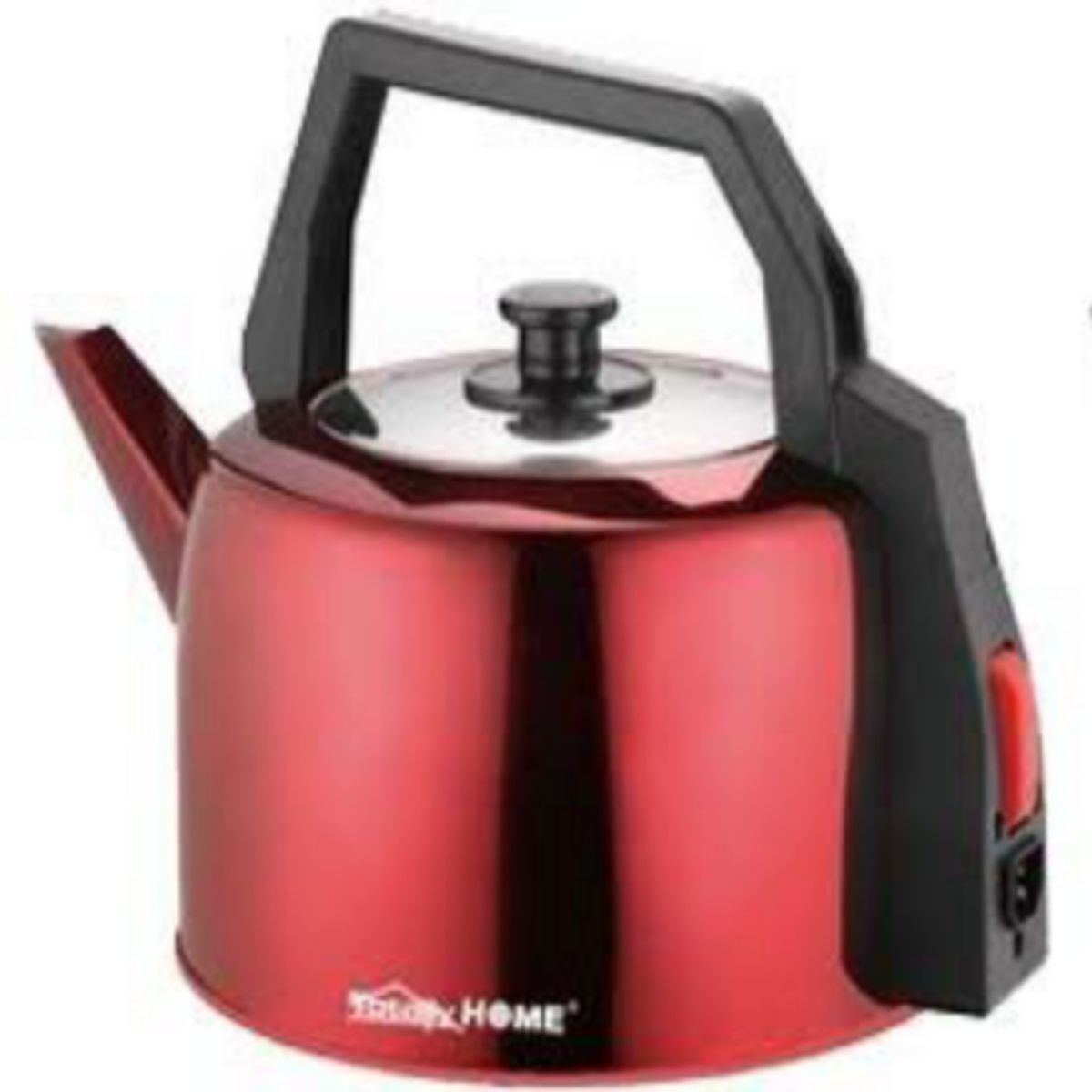 Electric Stainless Steel Kettle - Red