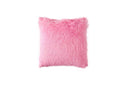 Faux Fur Scatter Cushion Plush Pillow - Pink