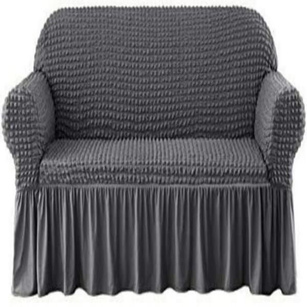Stretch Couch Cover-Grey 2,2,1 and 1 seaters
