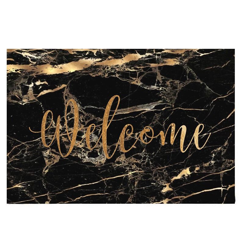 SMTE Polyester Mountain Wilderness Welcome Floor Mat 80x50cm