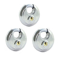 3 x Padlock Diskus Type - 90mm Pad Lock