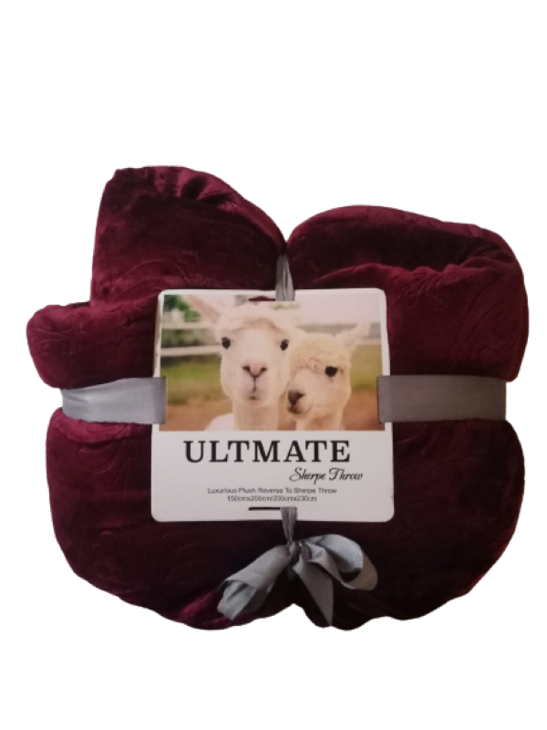 Ultimate Sherpe Throw - Red