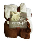Ultimate Sherpa Throw - Chocolate Brown