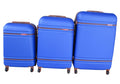 3 Piece Nexco Travel Luggage Bag Set - Blue