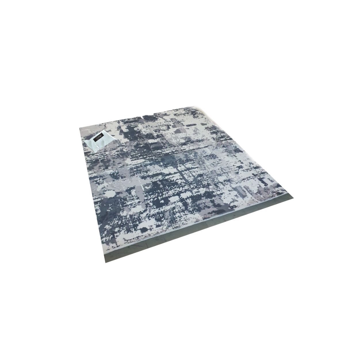 High Quality Exclusive Classy Soft Rug Grey/White & IYWA Tieback