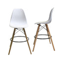 GB Kitchen High Chair Set of 2 - White