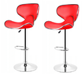 2 x Stylish Padded Bar Stools