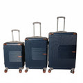 SMTE 3-Piece Suitcase Set - Model 158 - Navy Blue