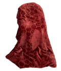 Queen Size Blanket Super Soft Honeycomb Pattern 1 Ply - Red