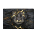 SMTE Polyester Lion Fire Artistic Floor Mat 80x50cm