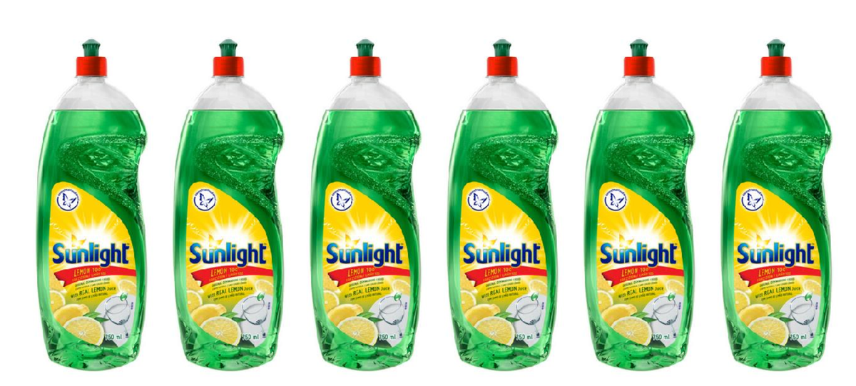 6 x Sunlight Dishwashing Liquid 750ml
