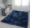 Large Premium Fluffy Carpet/Rug - Navy Blue - Heavy Duty