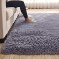 Fluffy Shaggy Rug/Carpet - Dark Grey