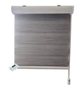 Mordern Readymade Quality Roller Blind ��� Textured Silver & IYWA Tieback - 100 L x 120 W cm