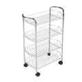 Vegetable Rack 4 Tier Oblong Chrome Plated
