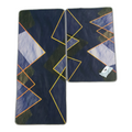 SMTE - Quality Comfortable 3 Piece kitchen Mat Bath Rug SetTriangles