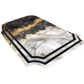 SMTE -  Quality Large 3D Printed European Style RugWhite & BlackF1B18