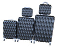 SMTE - 5Piece Travel Trolley Luggage SetDurableLightweightVersatile SuitcasesBlack