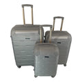 SMTE - 3 Piece Hard Outer Shell Luggage SetProtected EQ1ZGrey