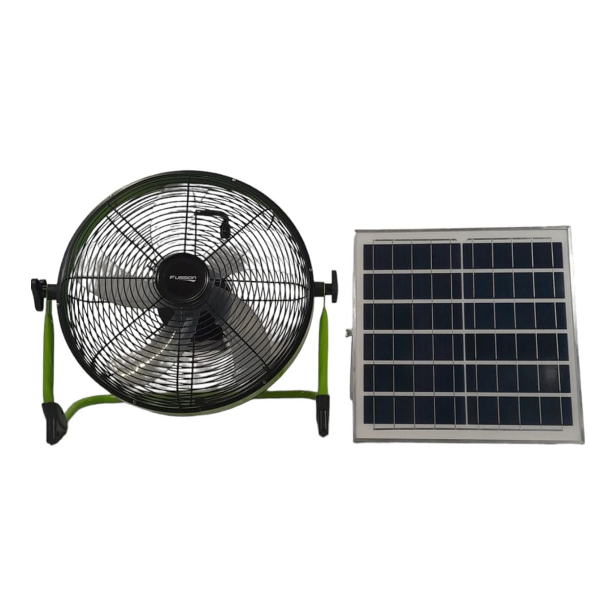 SMTE - 14" 14"Solar Rechargeable Stand Fan With 6V 15w Solar PanelFt64