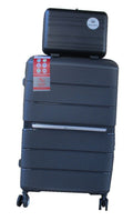 SMTE - Unbreakable Travel Luggage 2 Piece Suitcases Spinner28"Dark Grey