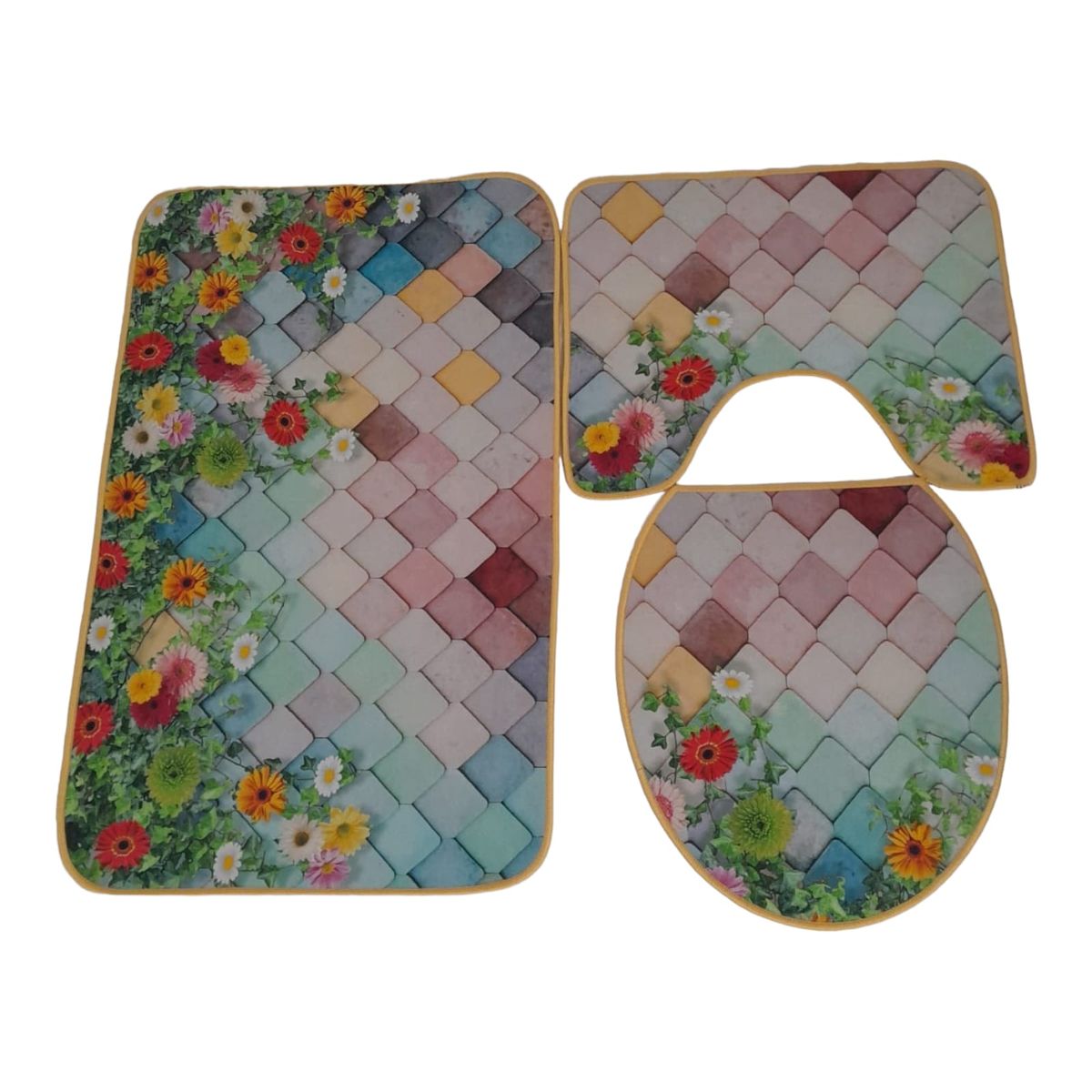 SMTE - Quality Comfortable 3 Piece Toilet /Bathroom SetF30Ts3p20
