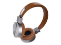 SMTE - Wired headphones "W2" adjustable head beam with micBrown