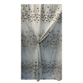 SMTE - White Leafs Theme 3M Curtain 2m DropC1
