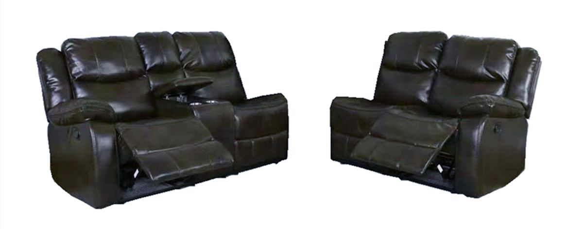 SMTE - Luxurious PU Leather 6 Seater Recliner Corner SofaComfort, Style, Elegance