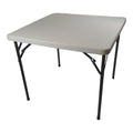 SMTE - Square 86cm Folding Card TableWhiteF21
